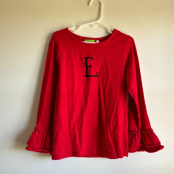 Classic Whimsy size 8 long sleeve red top - Picture 1 of 4
